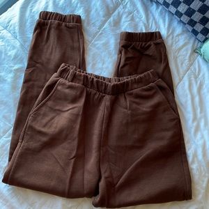 Brown Zara Sweatpants